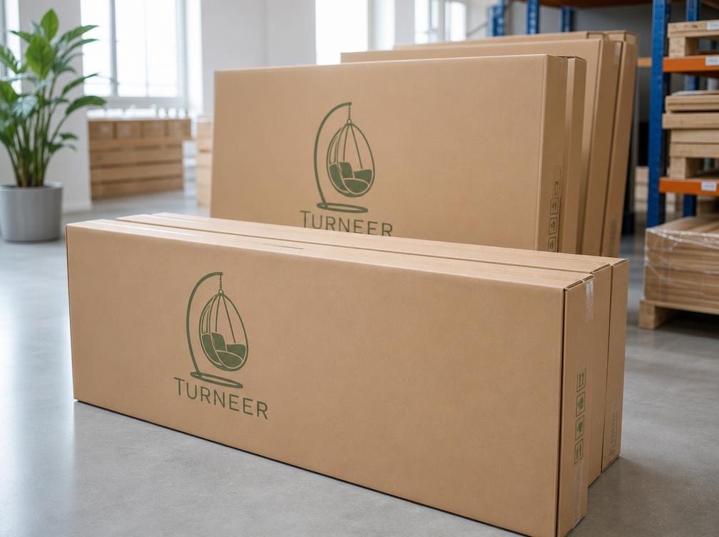Product packaging printed with the TURNEER LIMITED logo